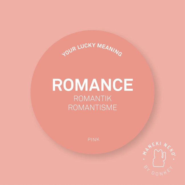 Donkey - Waving Lucky Cat Maneki-Neko - pink