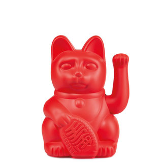 Donkey Wuivende Lucky Cat - rood