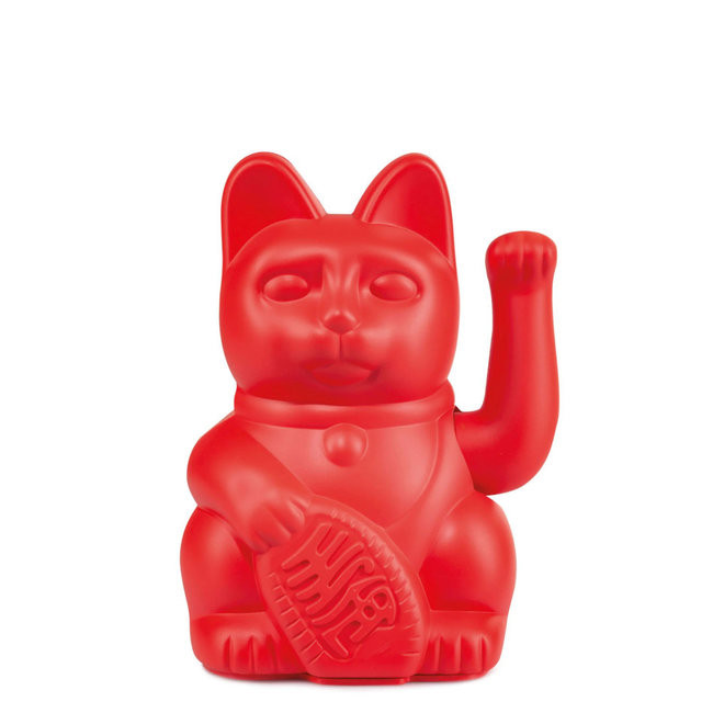 Donkey Wuivende Lucky Cat - rood