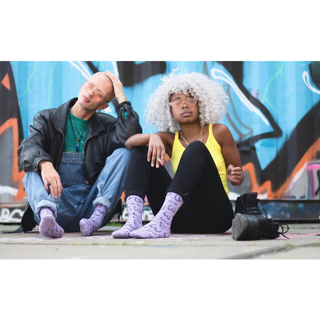 Eat Mielies - Socks Titties - purple