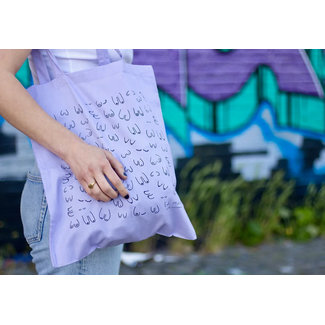 Eat Mielies Tote Bag Titties - purple