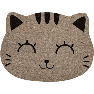 i-total Doormat Grey Cat