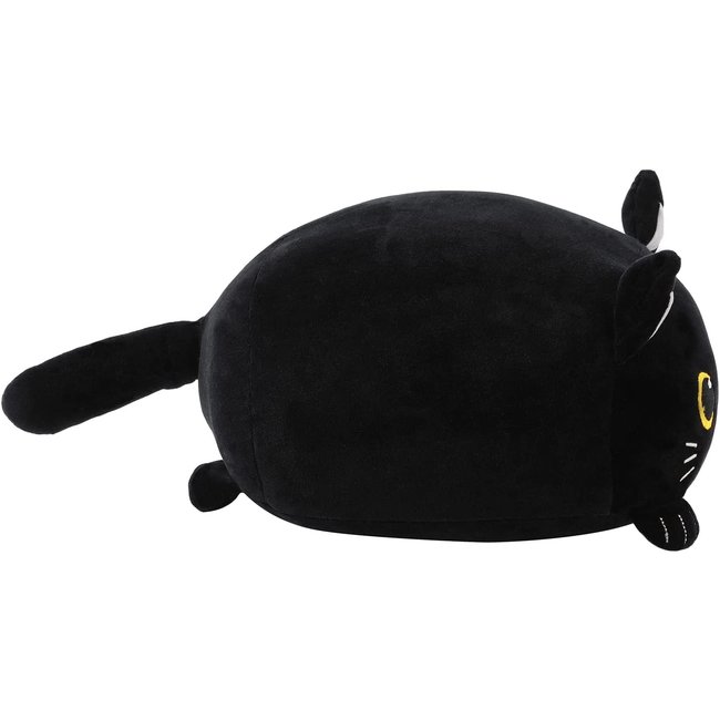 i-total - Flauschiges Kissen Schwarze Katze