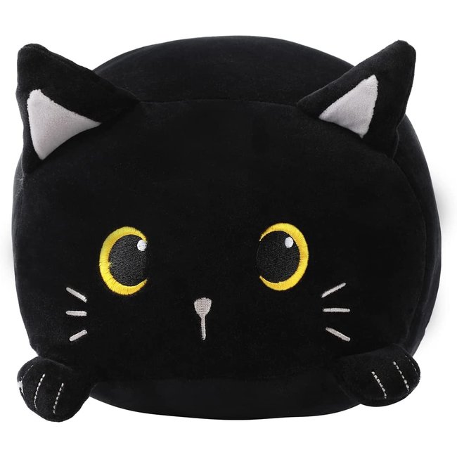 i-total - Fluffy Cushion Black Cat