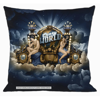 Housse de Coussin Crazy World