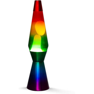 i-total Lavalampe Rakete - Regenbogen