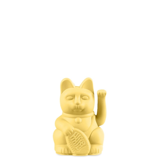 Donkey - Waving Lucky Cat Maneki-Neko Mini - yellow