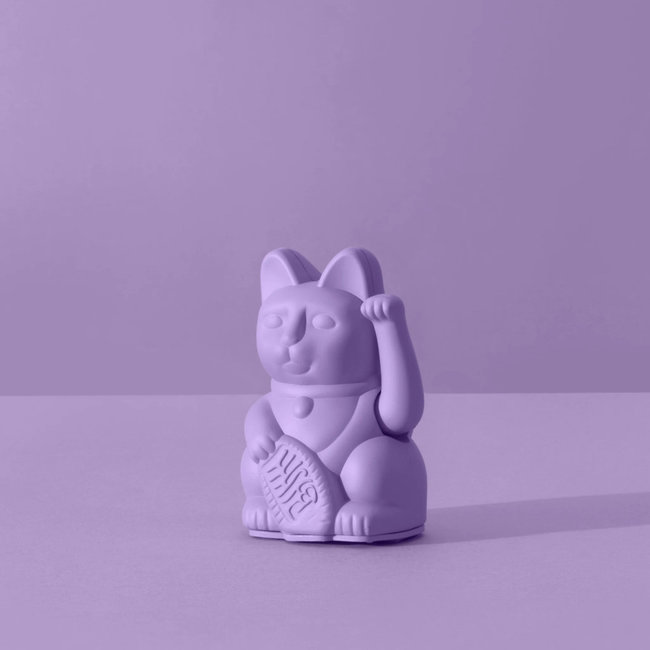 Donkey - Wuivende Gelukskat Maneki-Neko Mini - lila