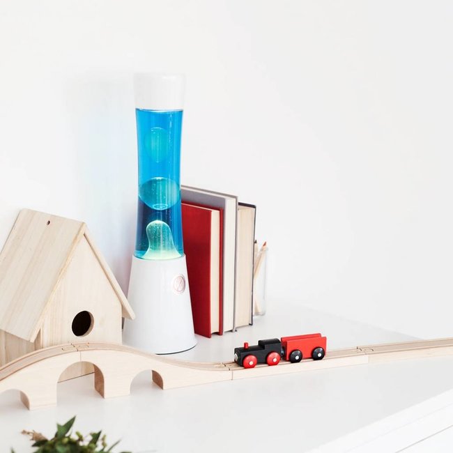 Lava Lamp (wit/blauw)