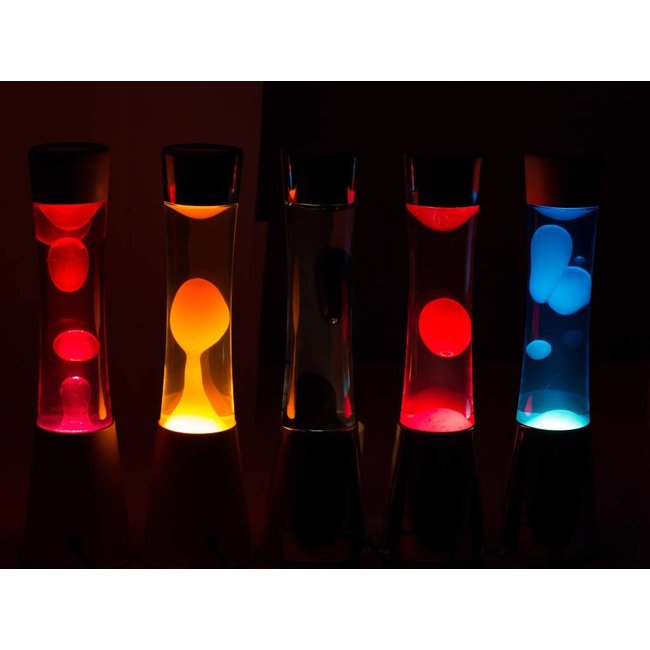 Lava Lamp (white/blue)