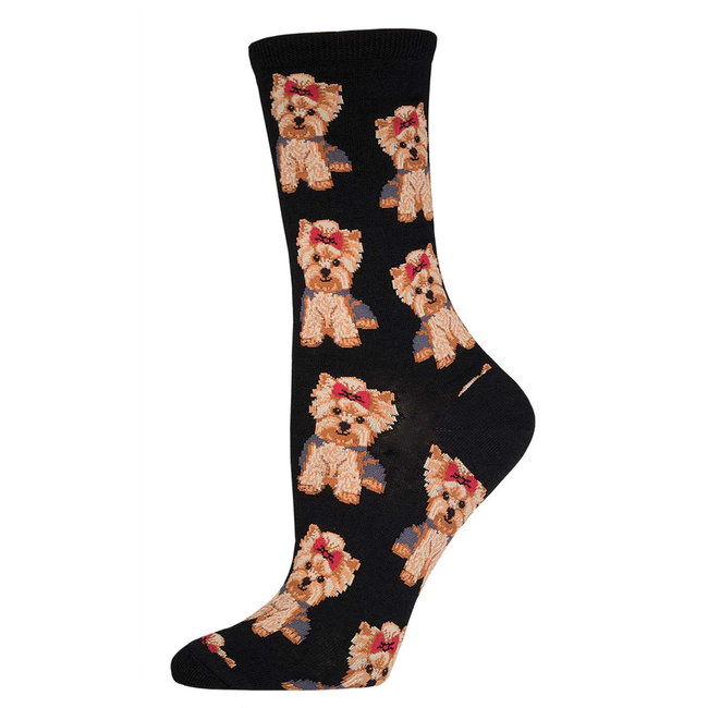 SockSmith - Chaussettes Yorkies Chiens - taille 36-41 (femme)