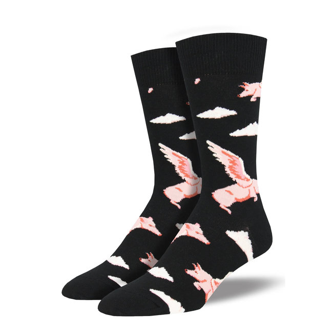SockSmith - Socken Flying Pig - Schwein - Größe 40-46 (Männer)