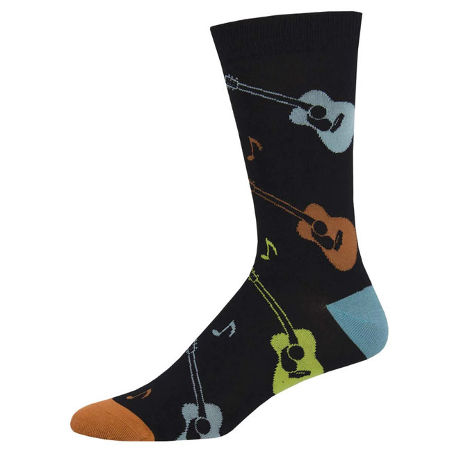 SockSmith - Chausettes Listen To The Music - guitare - taille 40-46 (hommes)