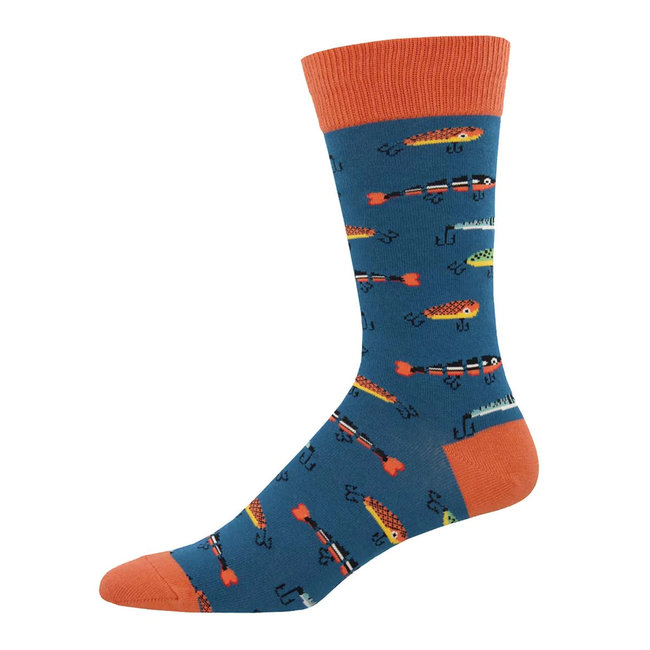 SockSmith - Chaussettes Just Fishing - taille 40-46 (hommes)