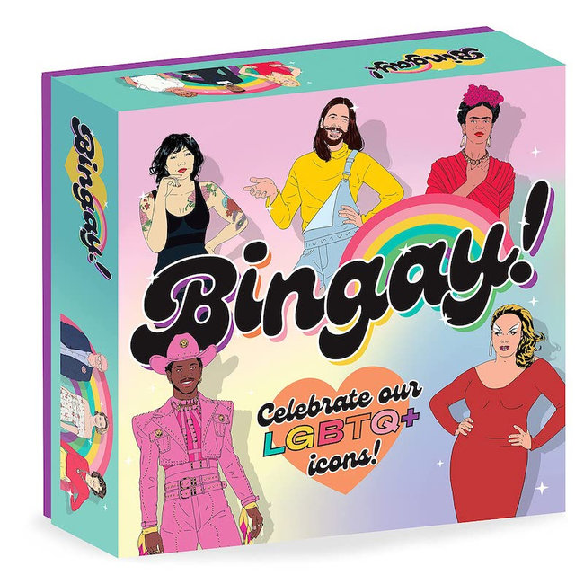 Bingay Bingo Spiel - Celebrate Our LGBTQ+ Icons! - auf Englisch