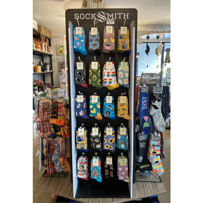 SockSmith - Chaussettes Significant Otter - loutres dansantes - blue chalk- taille 36-41 (femme)