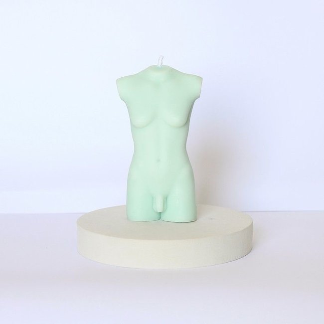 Fluid Candle Body Charly Transgender - green