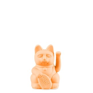 Donkey Waving Lucky Cat Mini - peach