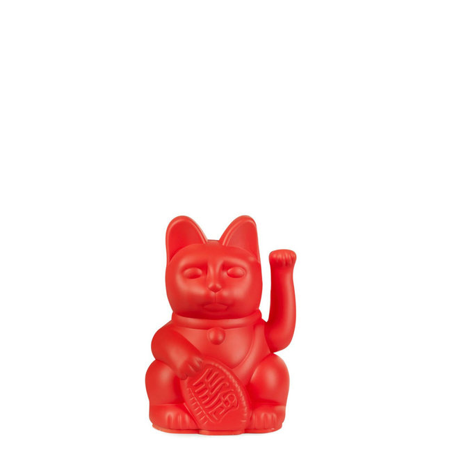 Donkey - Chat Porte-Bonheur Maneki-Neko Mini - rouge