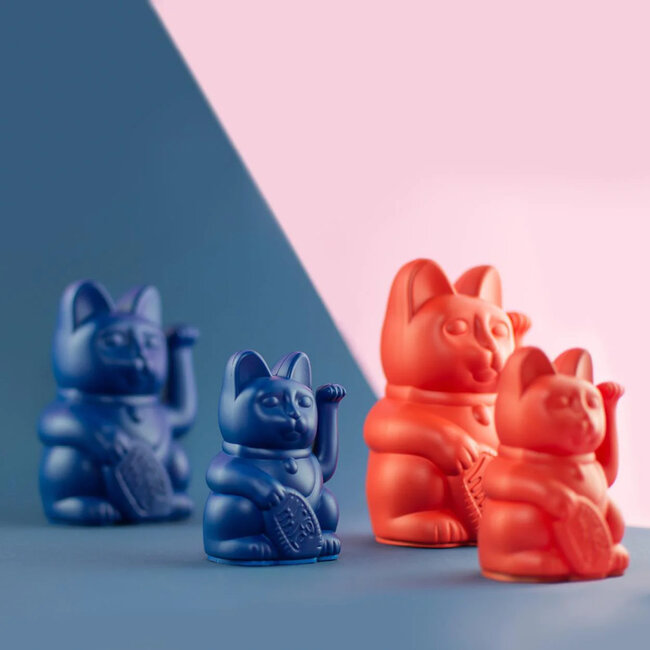 Donkey - Winkende Glückskatze Maneki-Neko Mini - rot