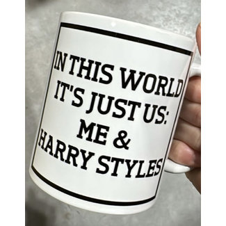 Urban Merch Becher In this World It's Just Us: Me & Harry Styles