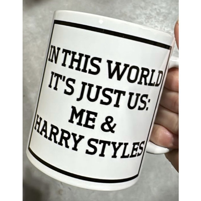 Urban Merch - Mug In this World It's Just Us: Me & Harry Styles