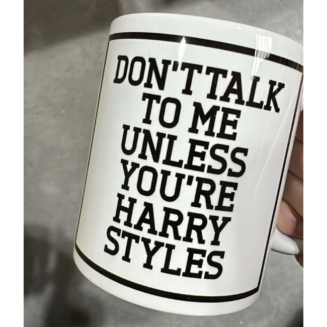 Urban Merch Becher Don't Talk To Me Unless You're Harry Styles