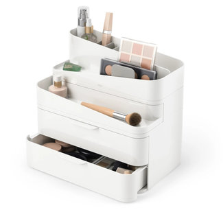 Umbra Organisateur de Cosmétiques Glam - large blanc