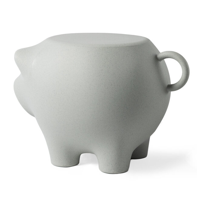 Werkwaardig - Hocker - Beistelltisch Schwein - stone