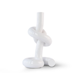 Werkwaardig Knotted Candleholder - white