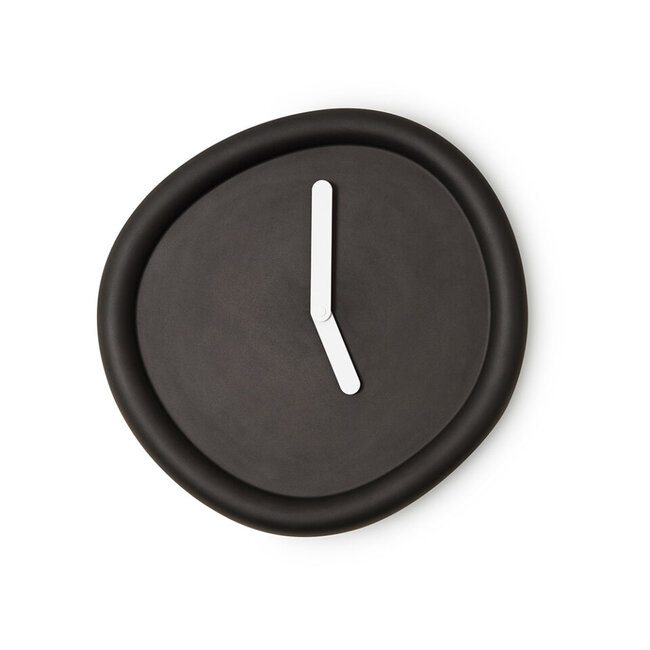 Werkwaardig - Wandklok Round Clock - zwart