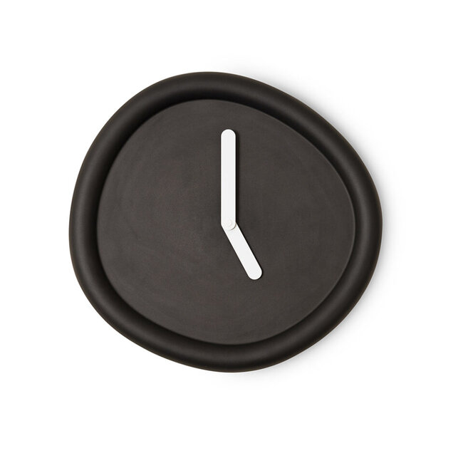Werkwaardig - Wandklok Round Clock - zwart
