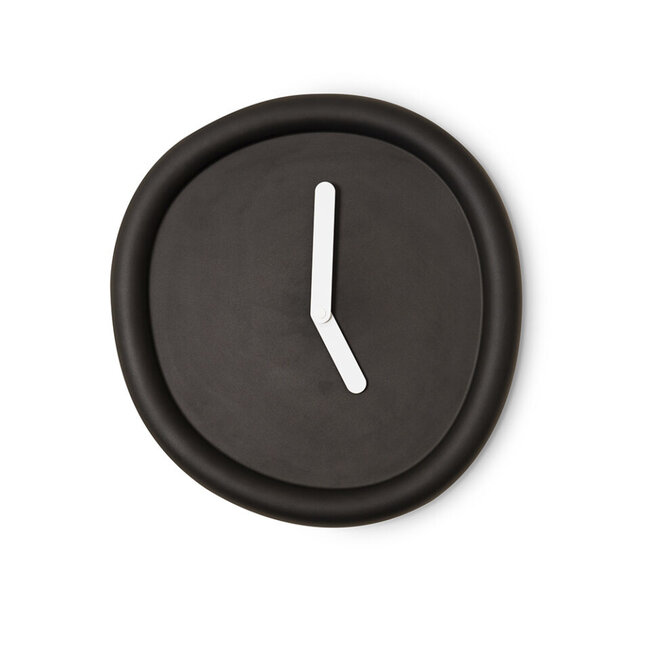Werkwaardig - Wanduhr Round Clock - schwarz