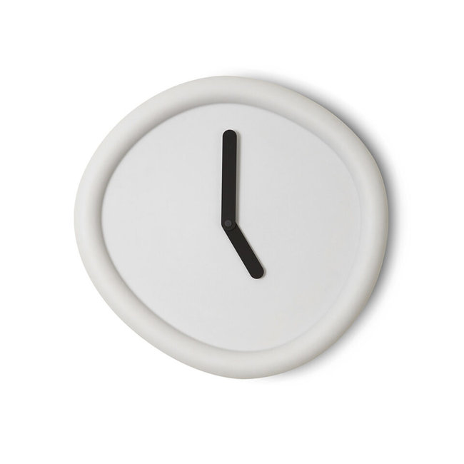 Werkwaardig Wall Clock Round Clock - light grey