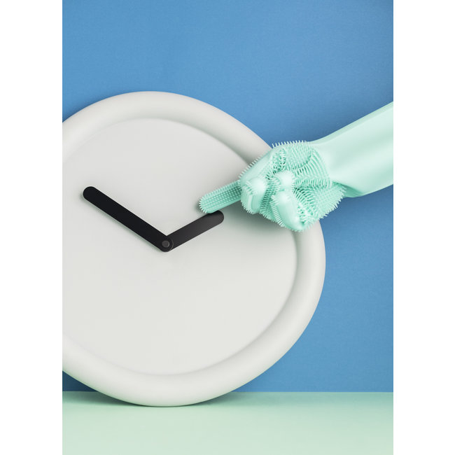 Werkwaardig - Wandklok Round Clock - lichtgrijs