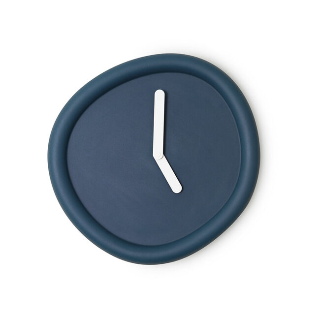 Werkwaardig - Wanduhr Round Clock - tiefblau
