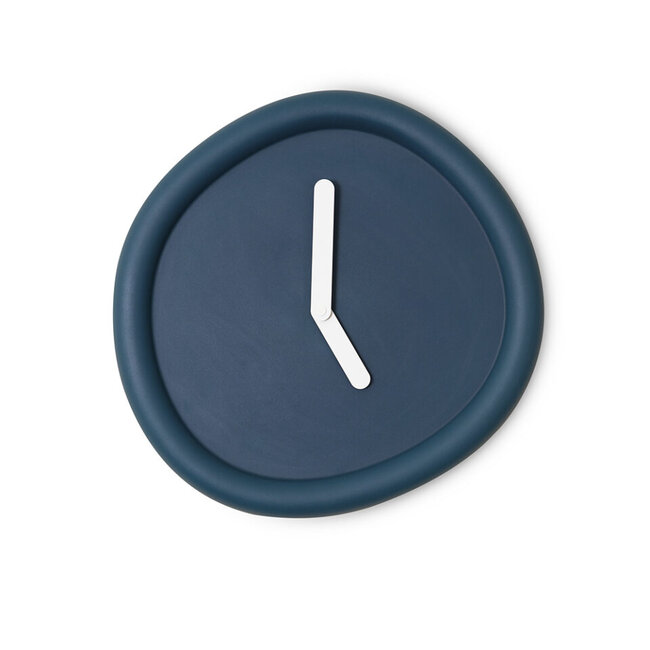 Werkwaardig - Wanduhr Round Clock - tiefblau