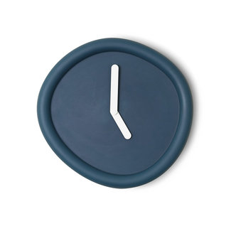 Werkwaardig Wandklok Round Clock - donkerblauw