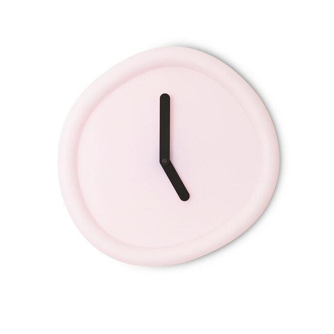 Werkwaardig - Wanduhr Round Clock - babyrosa