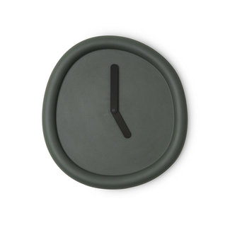 Werkwaardig Horloge Murale Round Clock - vert foncé