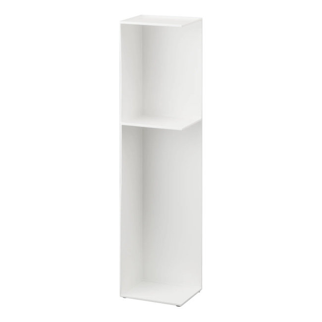 Yamazaki - Toilettenständer - Toilettenpapierhalter Slim Tower - weiß