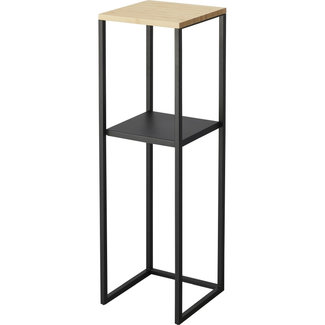 Yamazaki  2-Tiered Shelf Tower - black