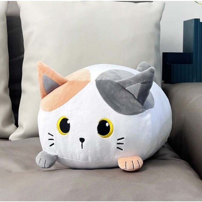 i-total - Coussin Moelleux Chat Orange