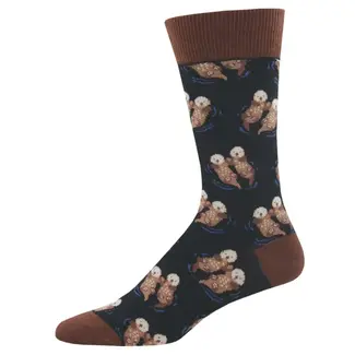 SockSmith Socks (M) Significant Otter - brown/black