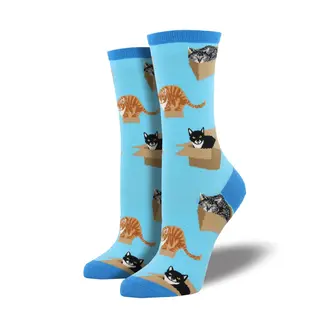 SockSmith Socken Cat In A Box - Damen