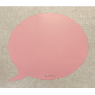 FAB5 Wonderwall Magneetbord Tekstballon - medium - roze