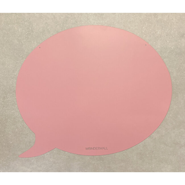 FAB5 Wonderwall - Magneetbord Tekstballon - medium - roze