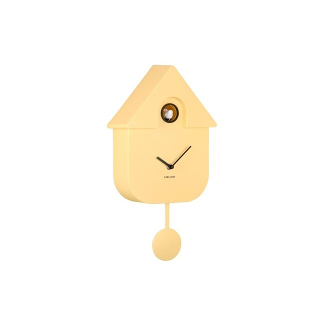 Karlsson - Cuckoo Clock Cuckoo House - Soft Yellow