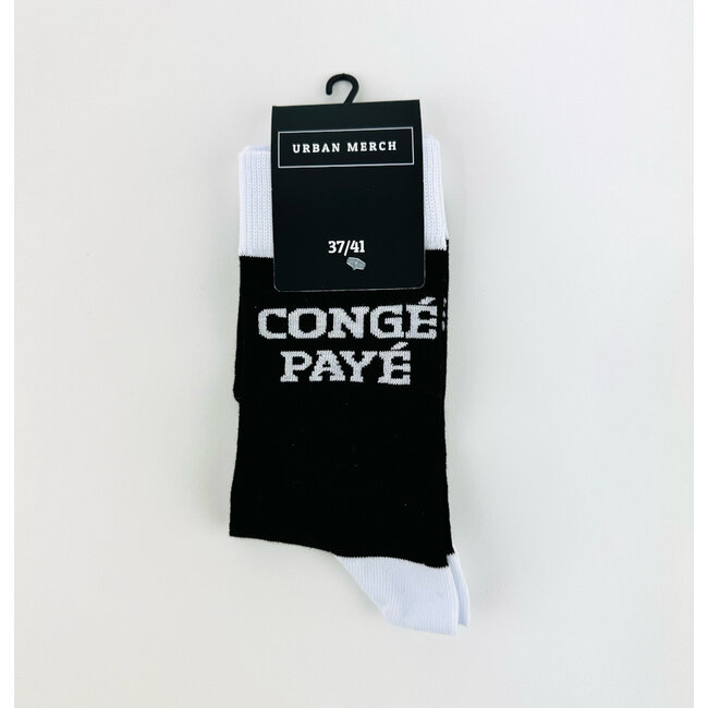 Urban Merch - Socken Congé Payé - Größe 37/41 (Frauen)