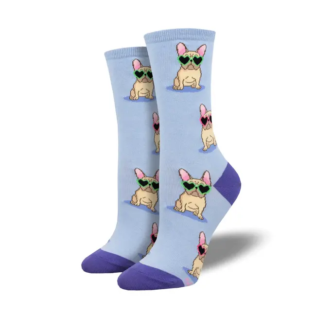 SockSmith - Chaussettes Frenchie Fashion - taille 36-41 (femme)
